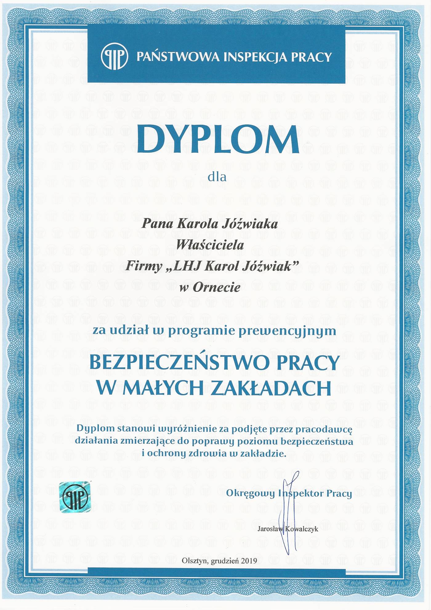 PIP Dyplom